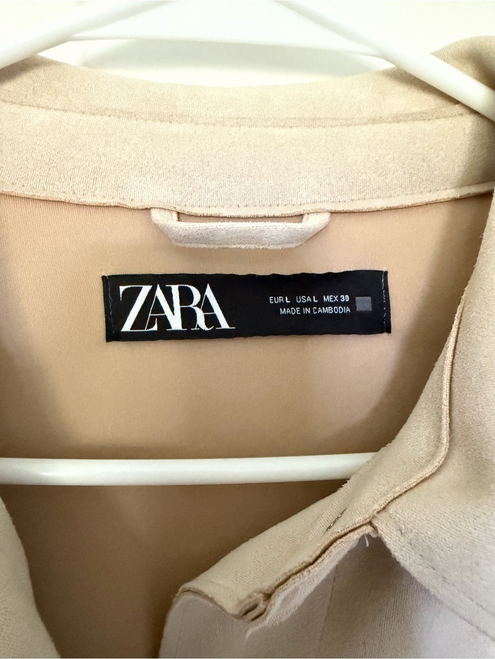Zara Light Beige Utility Jacket - Picture 5 of 5
